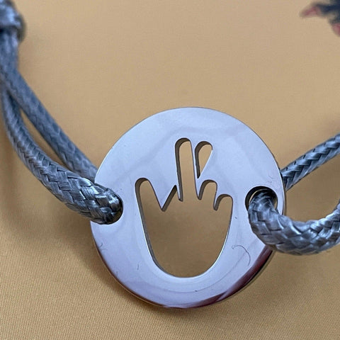 Cord Bracelet "Fingers Crossed"