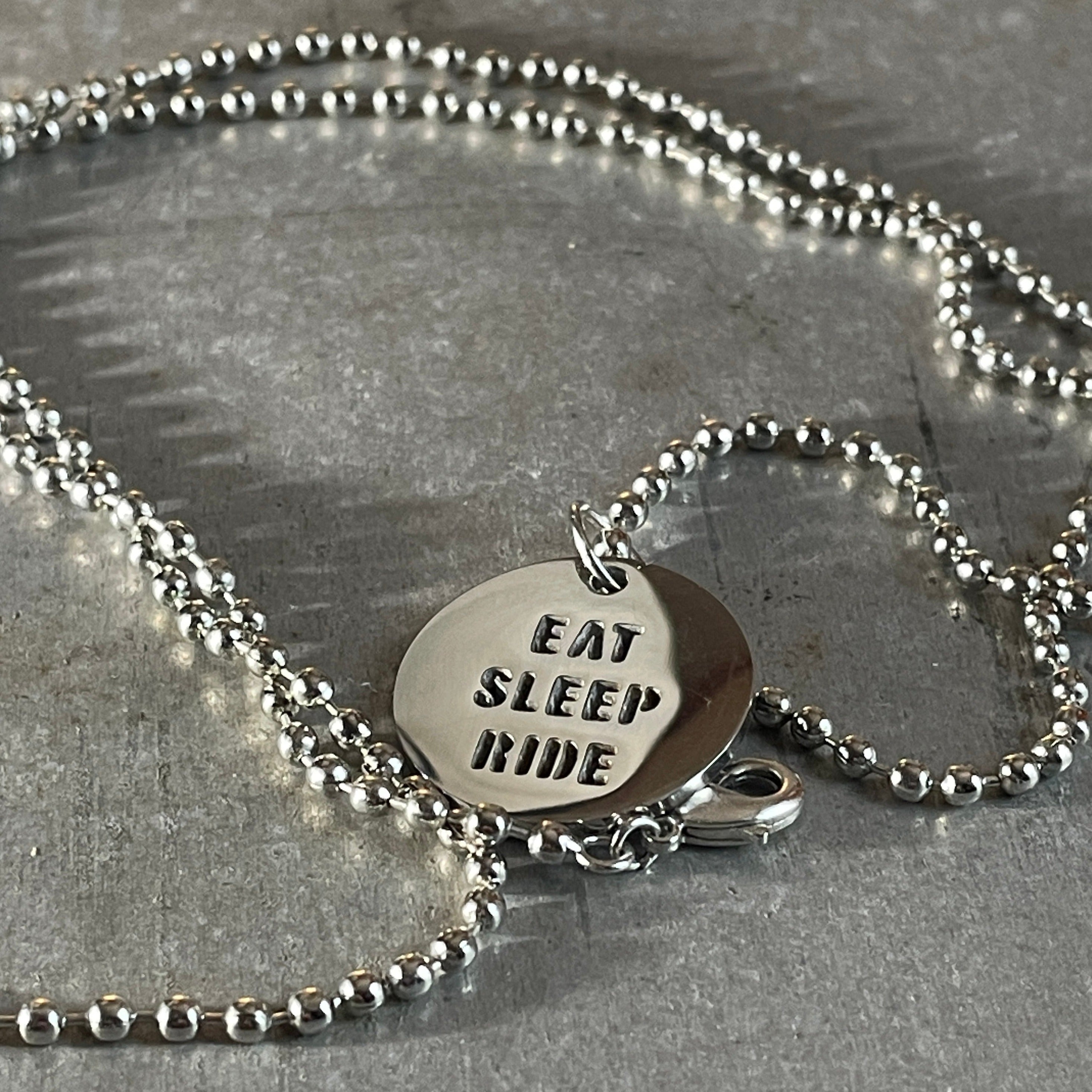 Necklace Eat Sleep Ride