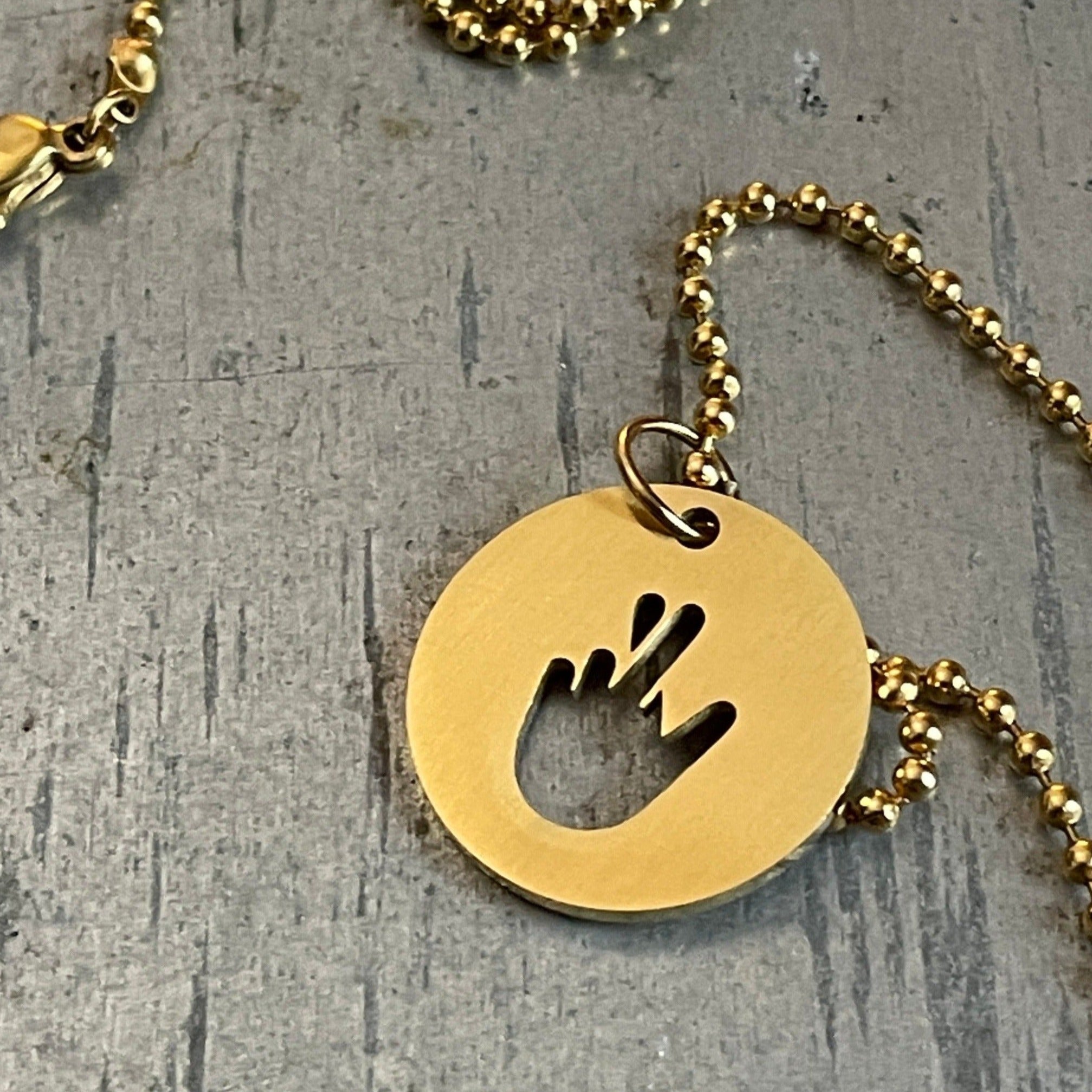 Necklace Fingers Crossed