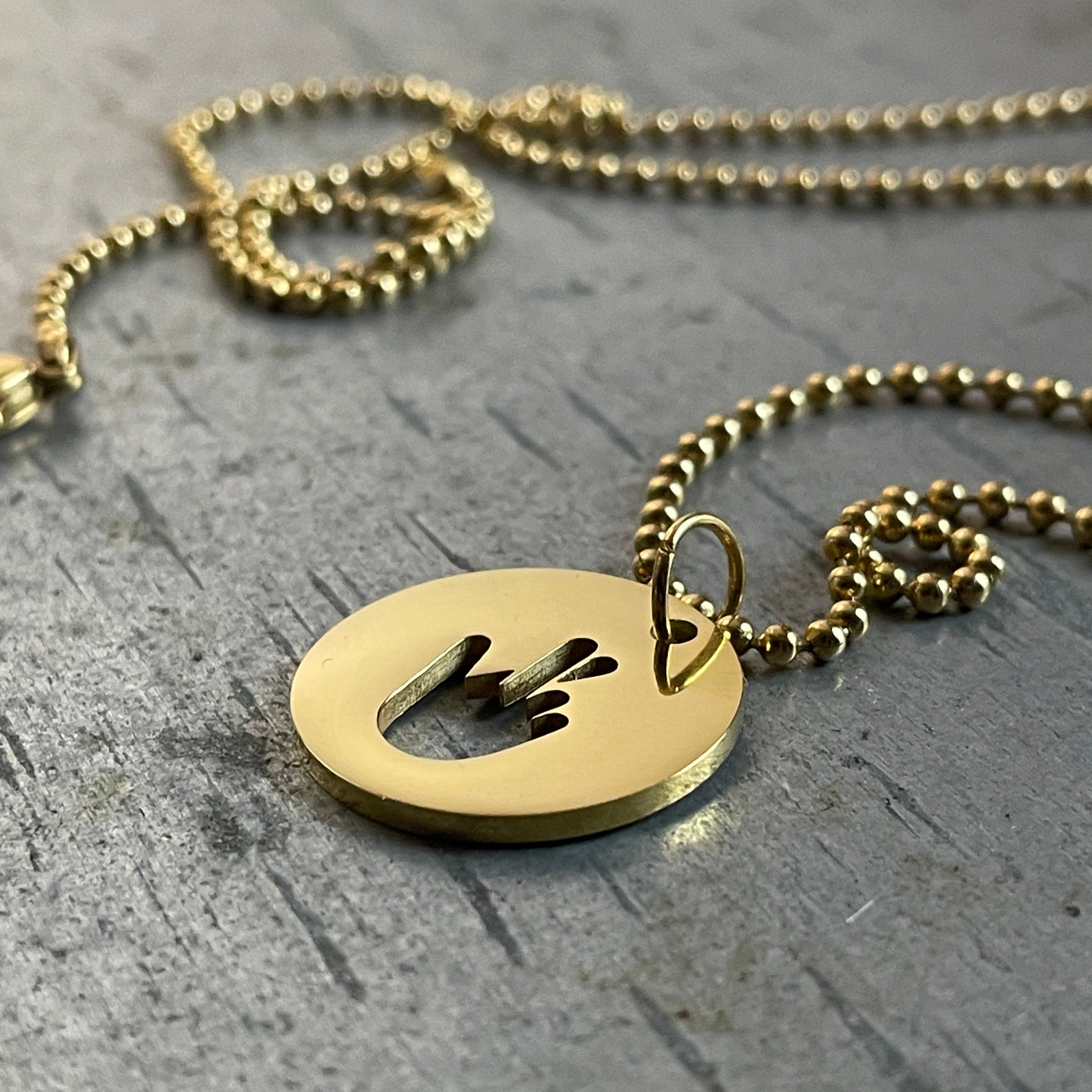 Necklace Fingers Crossed