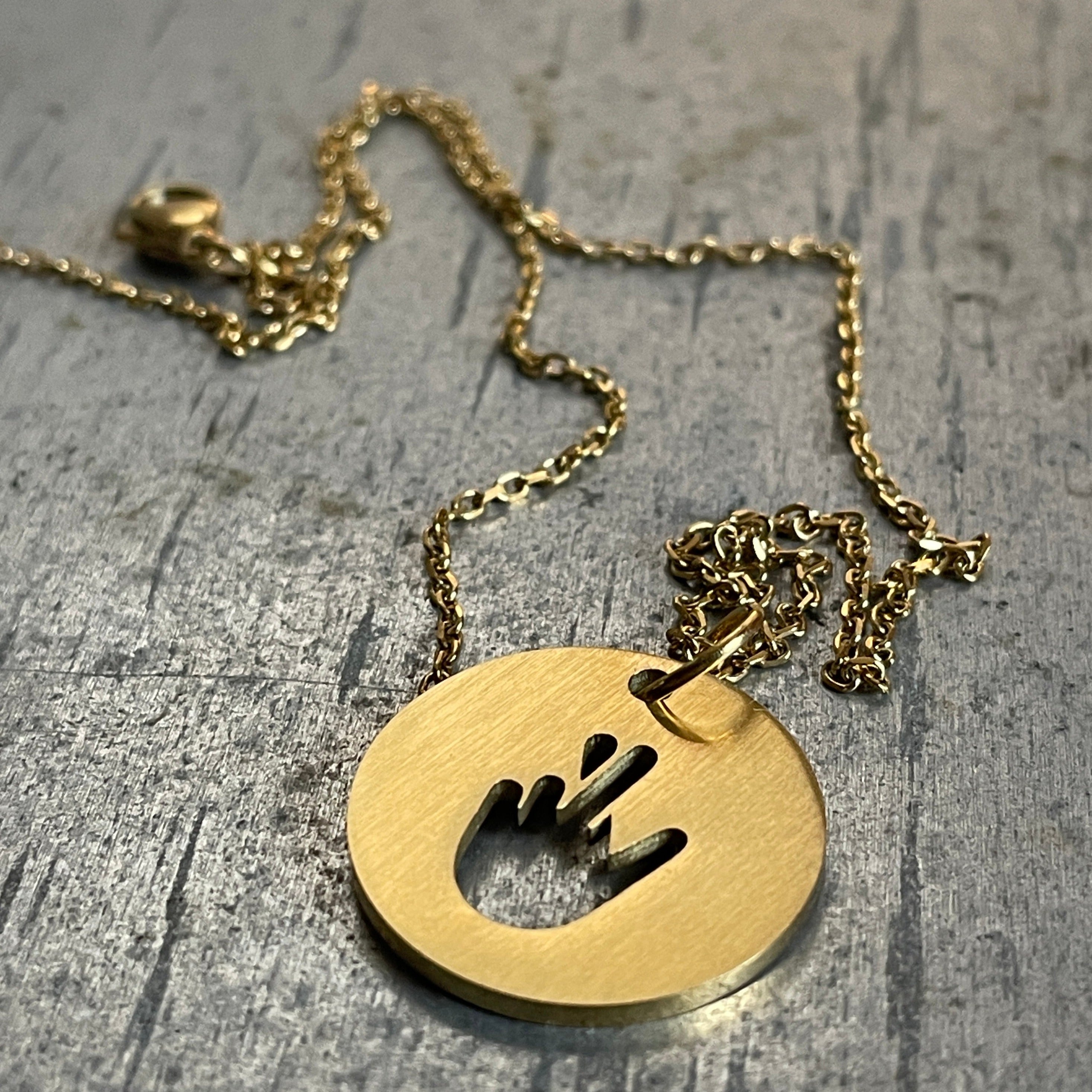 Necklace Fingers Crossed