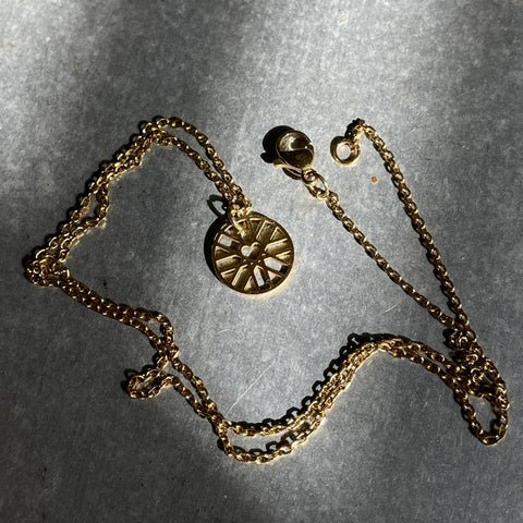 Necklace Heart Wheel