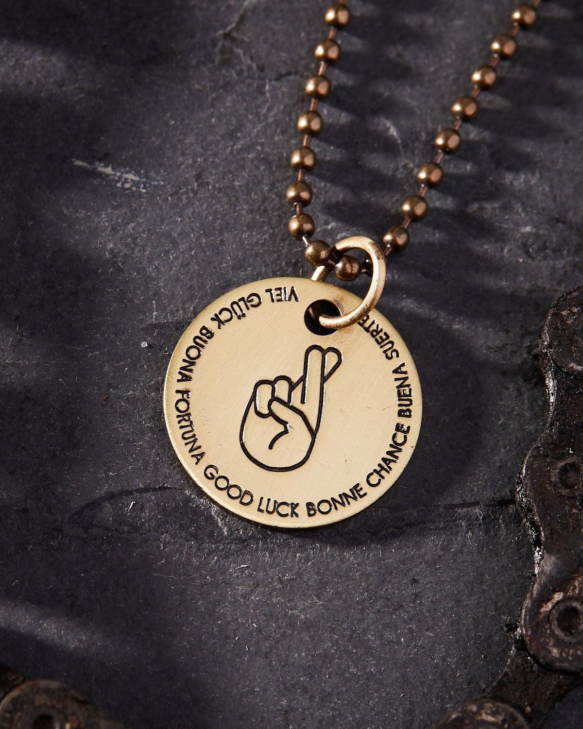 Fingers Crossed Charm