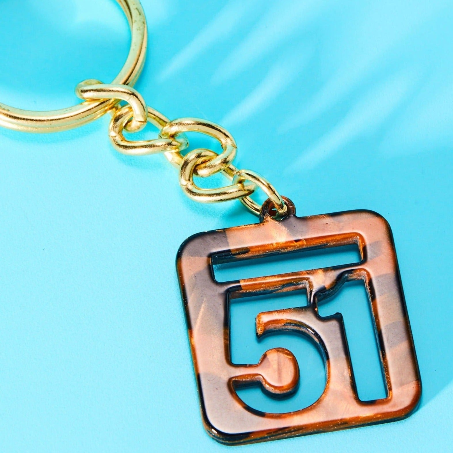 Keychain Dossard 51 Tortoise