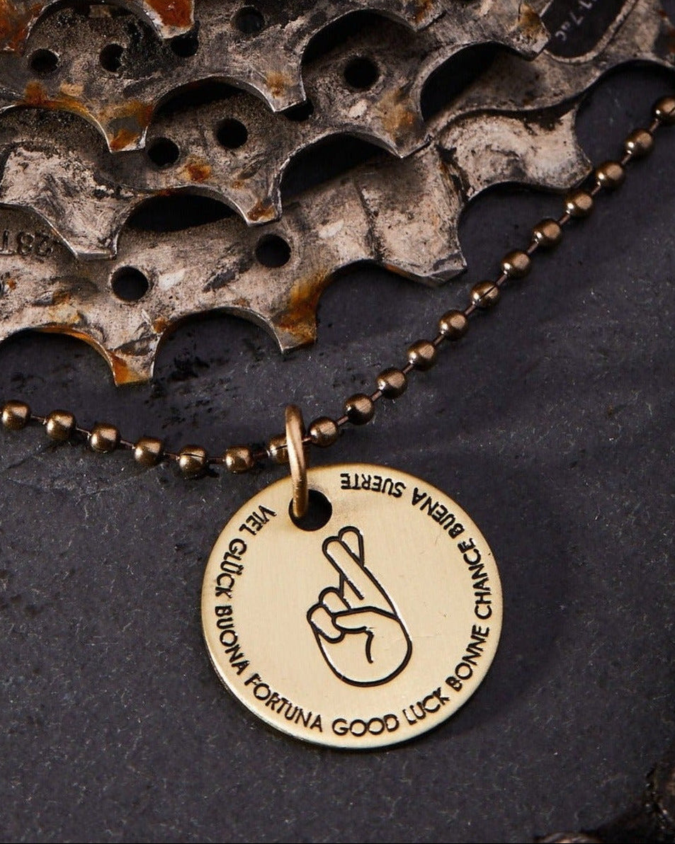 Fingers Crossed Charm