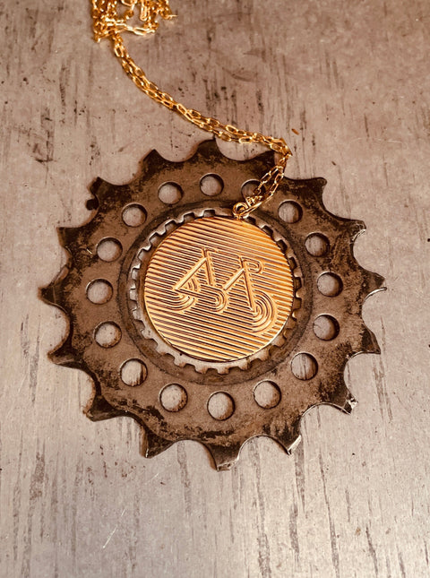 Necklace "Bicycle"