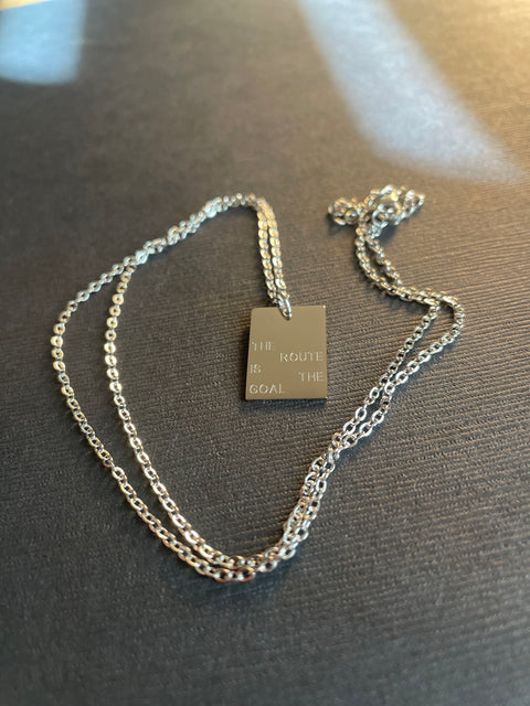 Necklace "Route Goal"