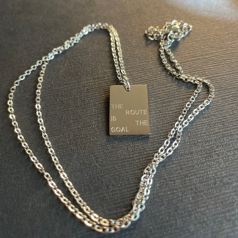 Necklace "Route Goal"
